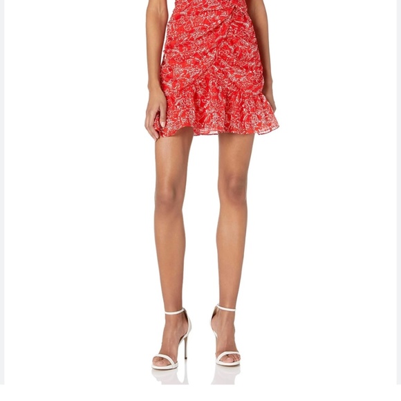 Parker Krislyn Dress In Red - Picture 2 of 3